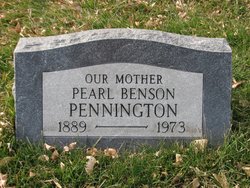 Letty Pearl <I>Benson</I> Pennington 