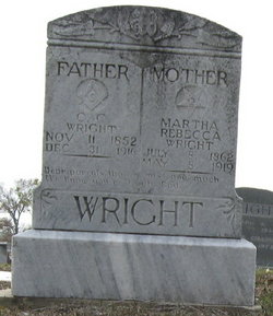 Martha Rebecca <I>Ellisor</I> Wright 