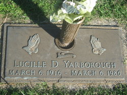 Lucille <I>Dixon</I> Yarborough 