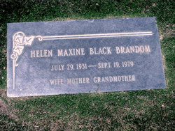 Helen Maxine <I>Black</I> Brandom 