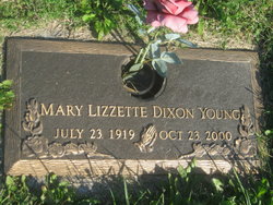 Mary Lizette <I>Dixon</I> Young 
