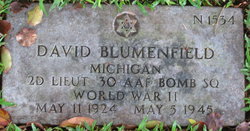 2LT David Blumenfield 