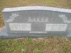 Sara Elizabeth <I>Lowery</I> Baker 