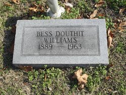 Bess Victoria “Bessie” <I>Douthit</I> Williams 