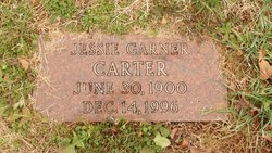 Jessie Mae <I>Garner</I> Carter 