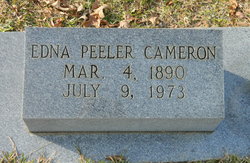 Edna Clara <I>Peeler</I> Cameron 