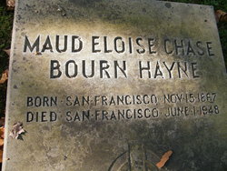 Maude Eloise Chase <I>Bourn</I> Hayne 