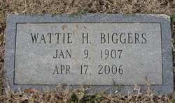 Wattie Lee <I>Hargett</I> Biggers 