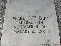 Pearl Inez <I>Brim</I> Allbritton 