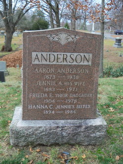 Jennie A Anderson 