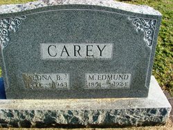 Edna Mariah <I>Bowen</I> Carey 