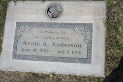 Annie A. <I>Gilbert</I> Anderson 