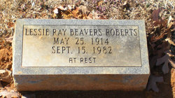 Lessie Ray <I>Beavers</I> Roberts 