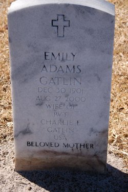 Emily <I>Adams</I> Gatlin 