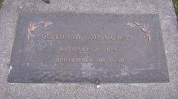 Ruth M <I>Lafayette</I> McCumsey 