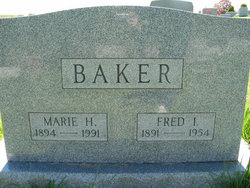 Marie M. <I>Hill</I> Baker 