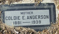 Goldie E. <I>Baker</I> Anderson 