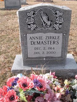 Annie <I>Zirkle</I> Demasters 