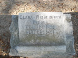 Clara <I>Weisenbach</I> Bender 