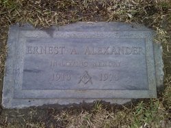 Ernest Albert Alexander 