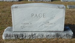 Miriam <I>McClain</I> Pace 