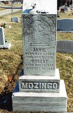 Anna Eliza “Annie” <I>Simms</I> Mozingo 