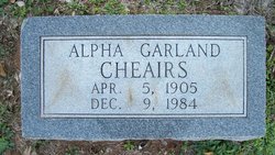 Alpha Garland Cheairs 