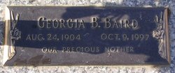 Georgia Belle <I>Roberson</I> Baird 