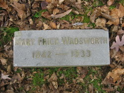 Mary <I>Frick</I> Wadsworth 