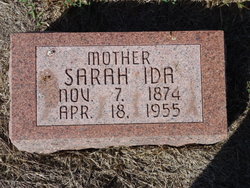 Sarah Ida Ida <I>Gillispie</I> Rentfrow 