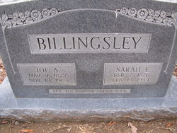 Joseph Ambrose “Joe” Billingsley 