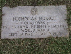 PVT Nicholas Dukich 