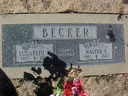 Elizabeth Marie “Betty” <I>Martin</I> Becker 