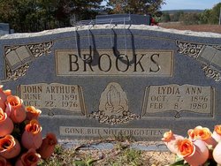 Lydia Ann <I>Hughes</I> Brooks 