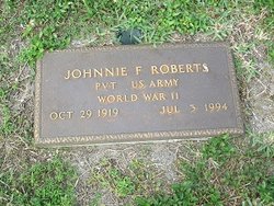 Johnnie F Roberts 