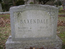 Beatrice J Baxendale 