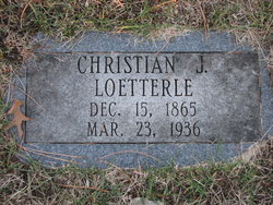 Christian J. “Christ” Loetterle 