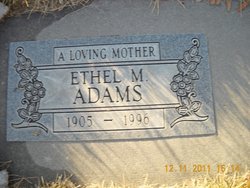 Ethel M. Adams 