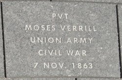 Pvt Moses S. Verrill 
