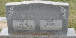 Joyce <I>Martin</I> Bandy 