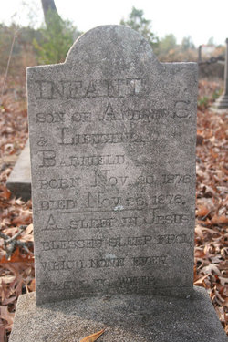 Infant Son Of Andrew S. & Liengenia Barfield 