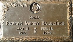 Evelyn <I>Moody</I> Baldridge 