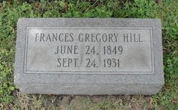 Frances Gregory <I>Collins</I> Hill 