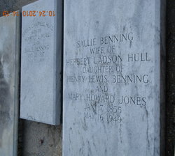 Sallie <I>Benning</I> Hull 