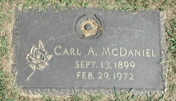 Carl A McDaniel 