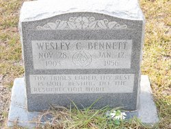 Wesley C Bennett 