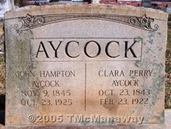Clara <I>Perry</I> Aycock 