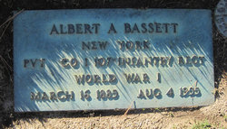 Pvt Albert A Bassett 