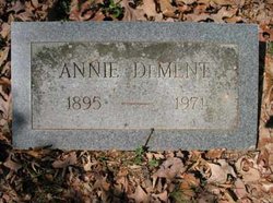 Margaret Ann “Maggie or Annie” <I>Williams</I> Dement 