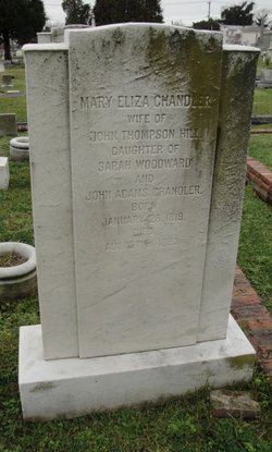 Mary Elizabeth <I>Chandler</I> Hill 